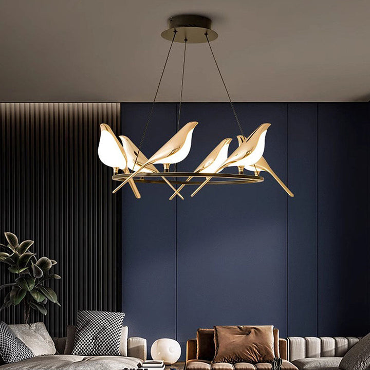 BowLift | BirdLume Light – Unique LED pendant lamp with bird design