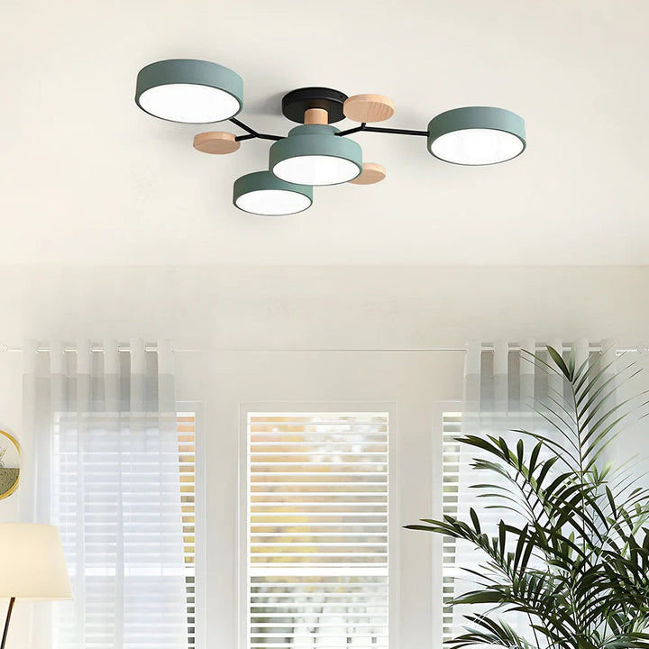 BowLift | Contemporary Round Iron LED Chandelier | Energy-Efficient. Stylish Lighting for Living Rooms. Dining Areas & Entryways