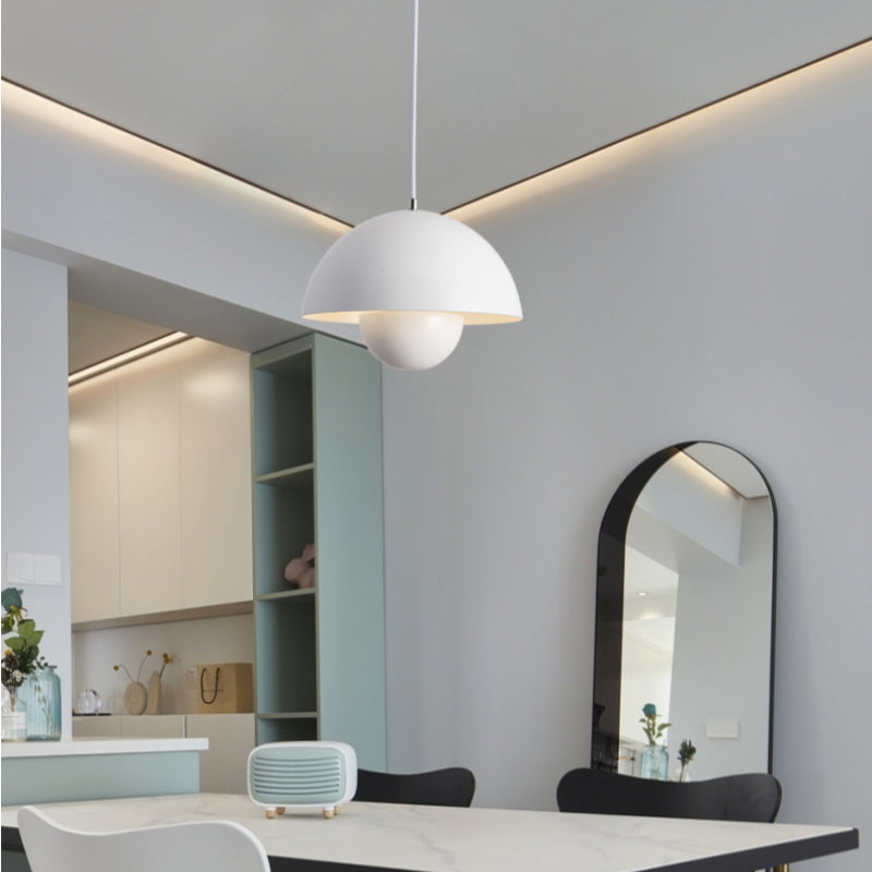 BowLift | AuroraBloom™ – Hanging Flower Pot Lamp for the Bedroom
