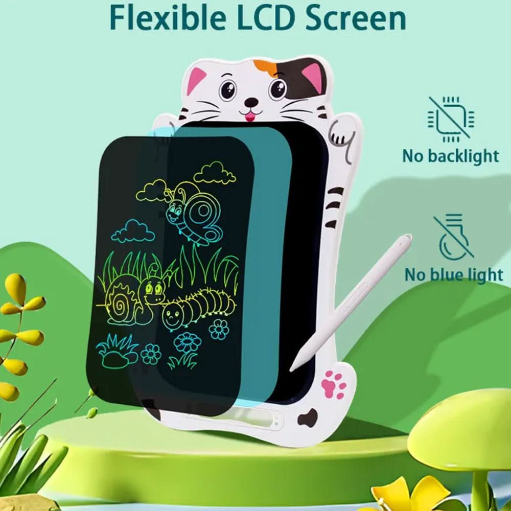BowLift | Children's Writing Board with Animal Design & Stylus for Creative Learning