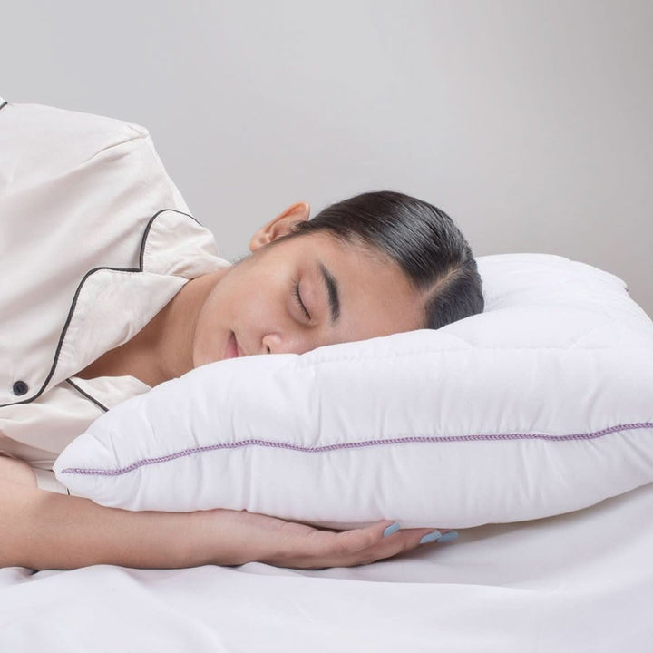 BowLift | Veluvon Serenity Pillow | Hypoallergenic & Antibacterial | With Lavender Scent | Soft Sleeping Pillow for Sensitive Skin