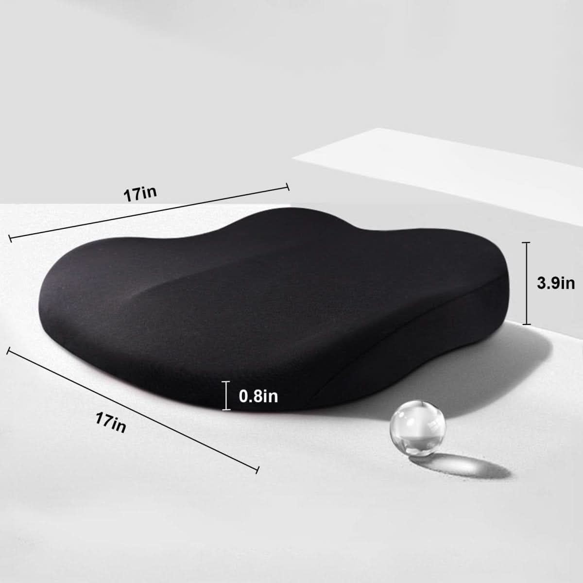 BowLift | Ergonomic Car Seat Cushion for Better Visibility and Comfort