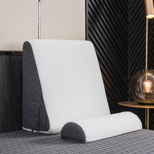 BowLift | Inclined Reflux Wedge Support Pillow | Memory Foam, Hypoallergenic & Ideal for Back and Side Sleepers
