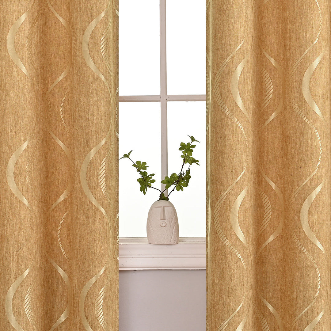 BowLift | FloralElegance Curtains - Luxury Chenille Flower Print Curtains