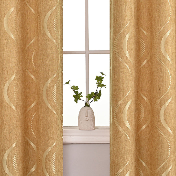 BowLift | FloralElegance Curtains - Luxury Chenille Flower Print Curtains