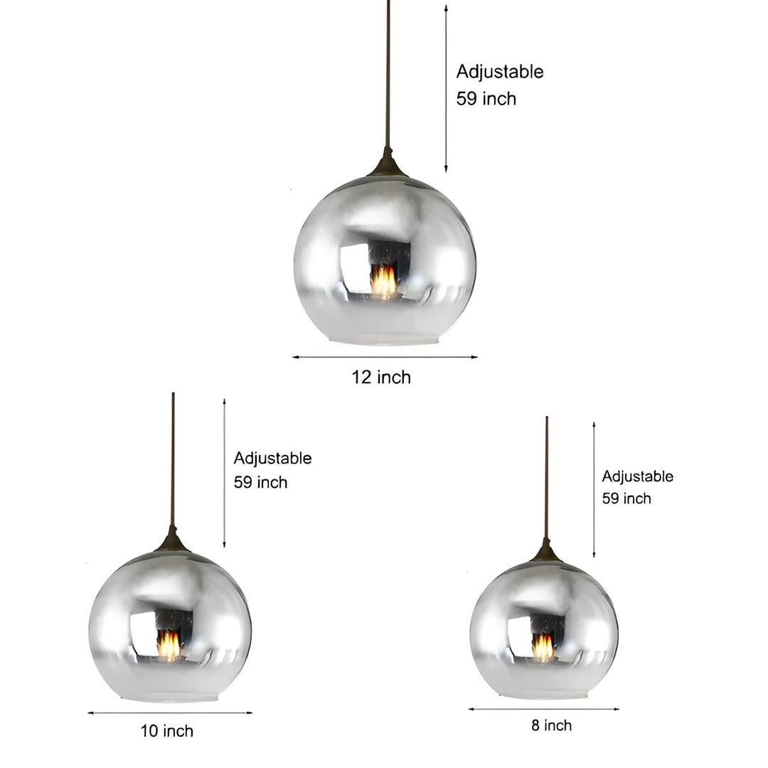 Industrial Glass Pendant Light with LED – Modern & Decorative | Ideal for Kitchens, Dining Rooms & Bars | Bowlift