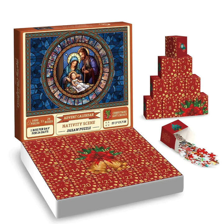 BowLift | Christmas Jigsaw Puzzles Advent Calendar  - Christmas Gift