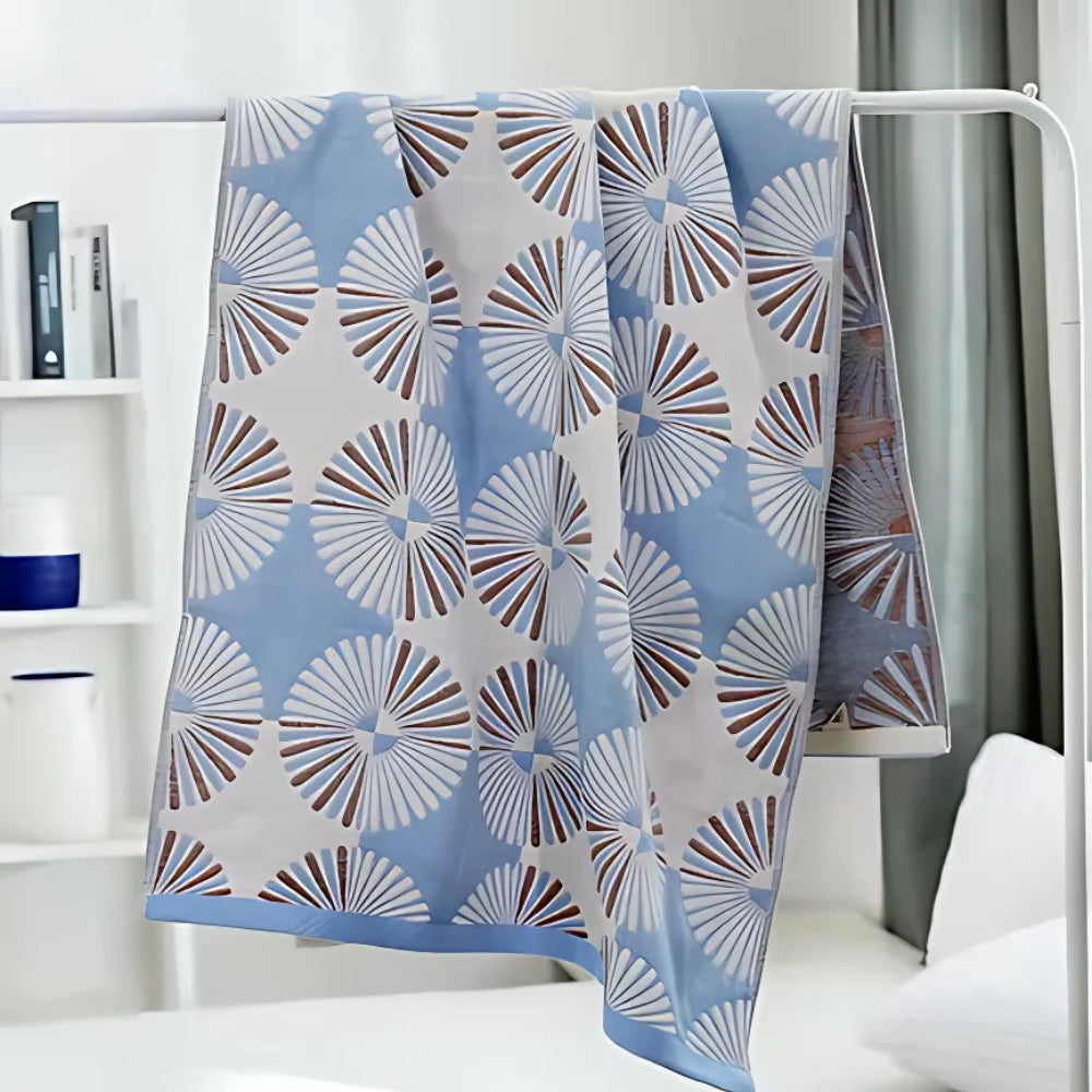 BowLift | Dahlia Blossom Cotton Bath Towel