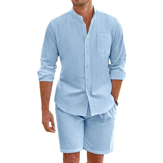 BowLift | Everyday Elegance: Men's Outfit Made of Cotton-Linen for Comfort & Style