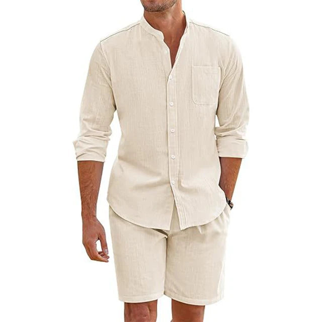 BowLift | Everyday Elegance: Men's Outfit Made of Cotton-Linen for Comfort & Style
