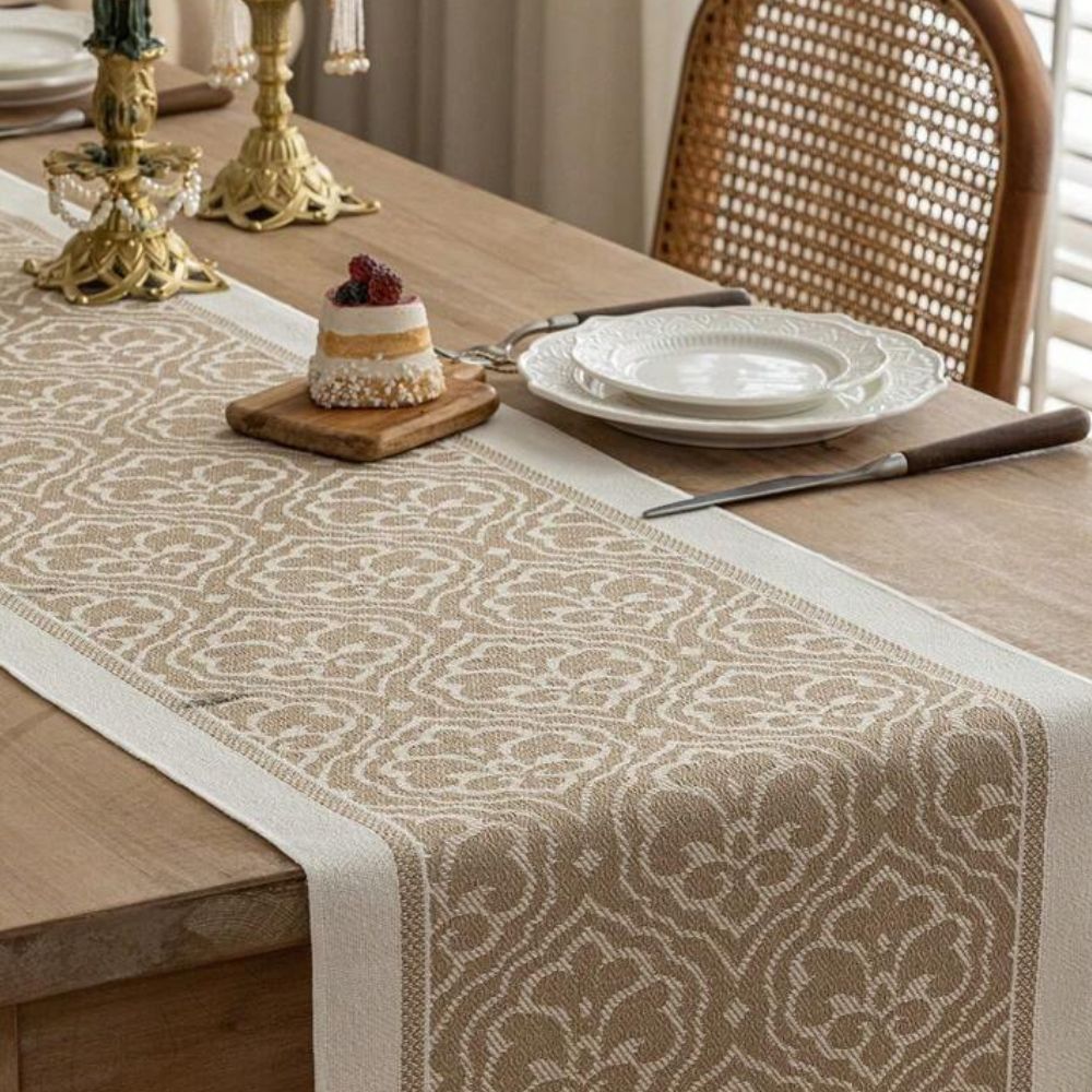 BowLift | Damask Dune Table Runner
