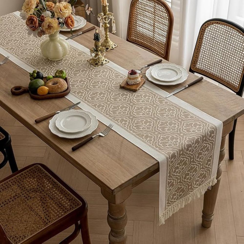 BowLift | Damask Dune Table Runner