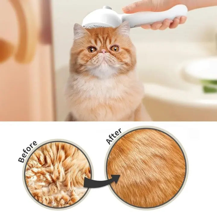 BowLift | Steam Hair Removal Comb – Fur Care Brush for Pets