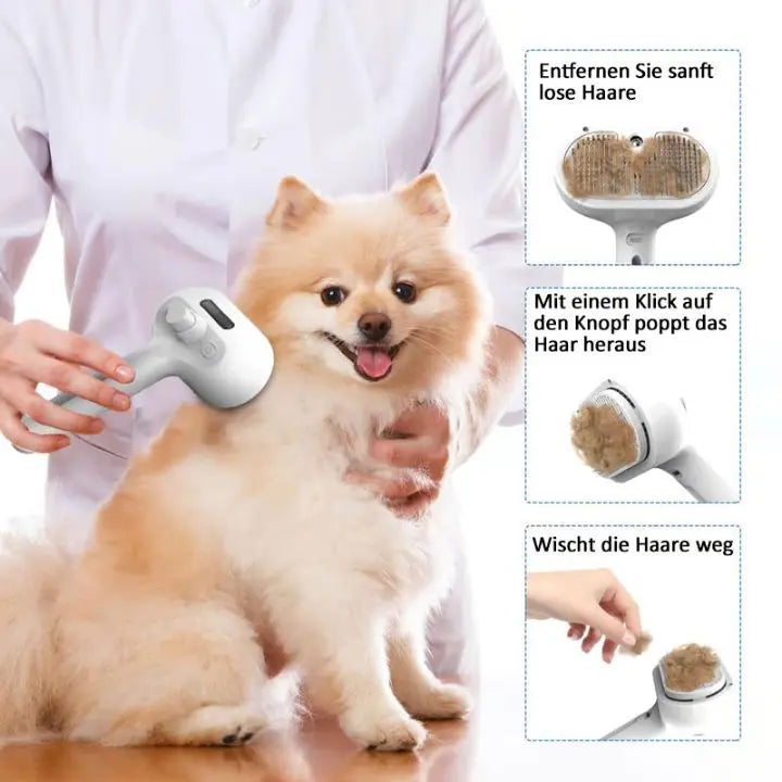 BowLift | Steam Hair Removal Comb – Fur Care Brush for Pets