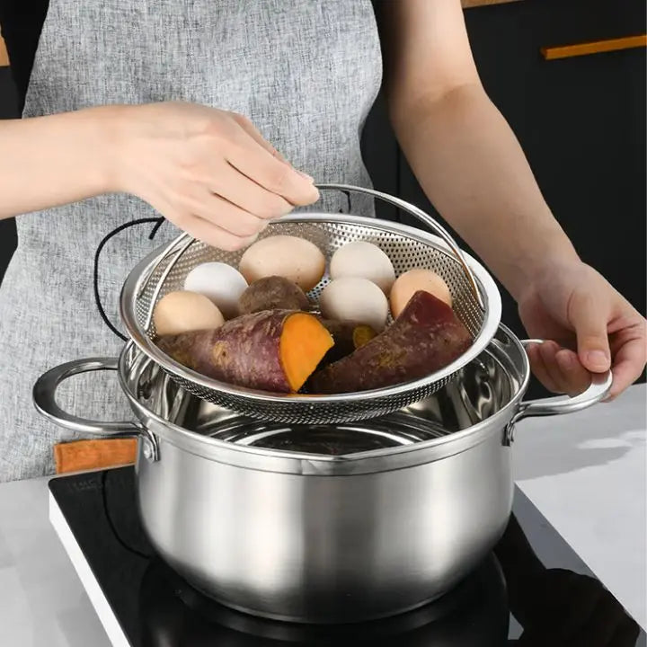 BowLift | Stainless Steel Steamer with Handle – Healthy Cooking Made Easy