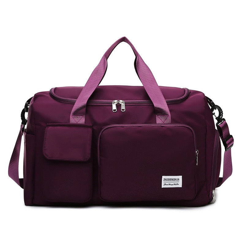 BowLift | Multi-Pocket Travel Bag, Sports and Gym Duffle with Separate Shoe Compartment