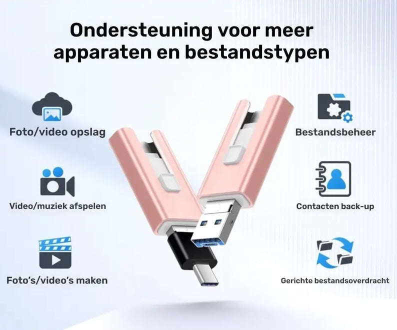 BowLift | SmartOpslag USB Stick – Direct transfer of files without internet