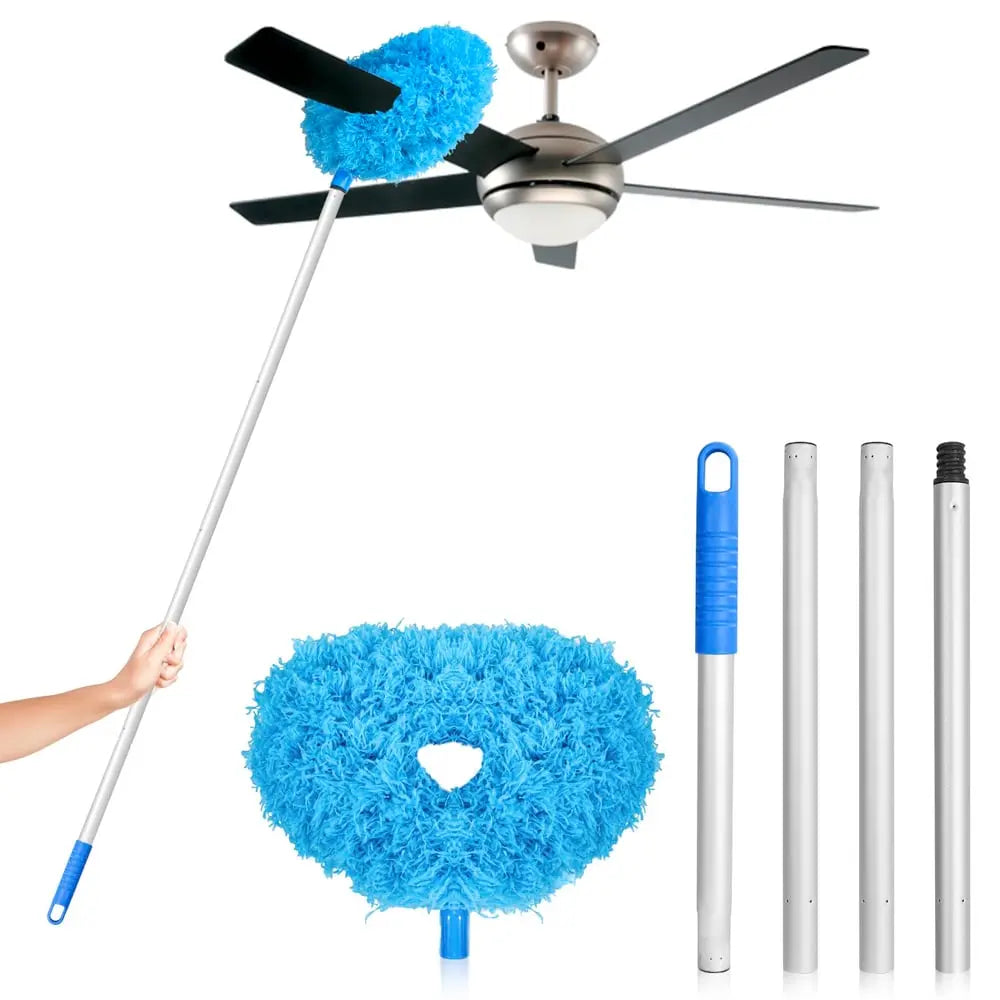 BowLift | Ceiling Fan Dust Brush with Telescopic Pole – Effortless Cleaning of High Areas