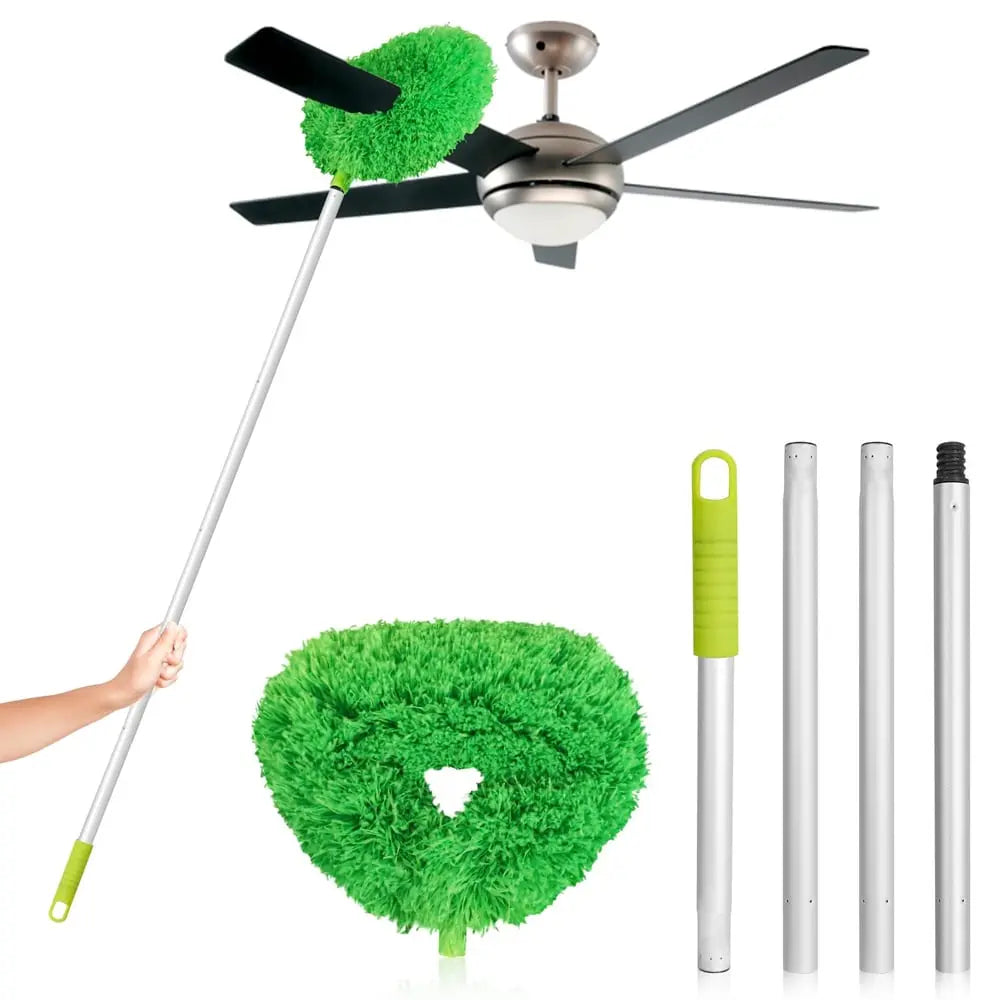 BowLift | Ceiling Fan Dust Brush with Telescopic Pole – Effortless Cleaning of High Areas