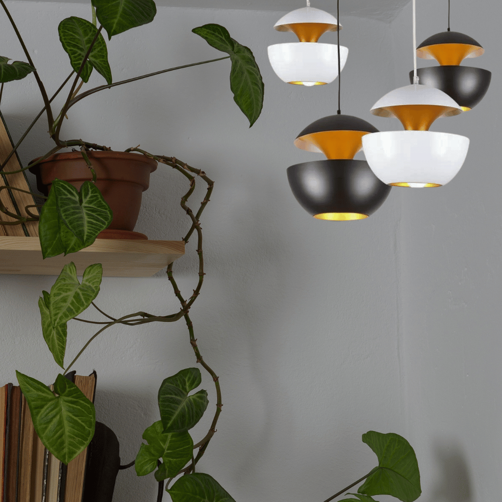 BowLift | GoldGlow - Luxury Gold Pendant Lamp for Stylish Dining Areas