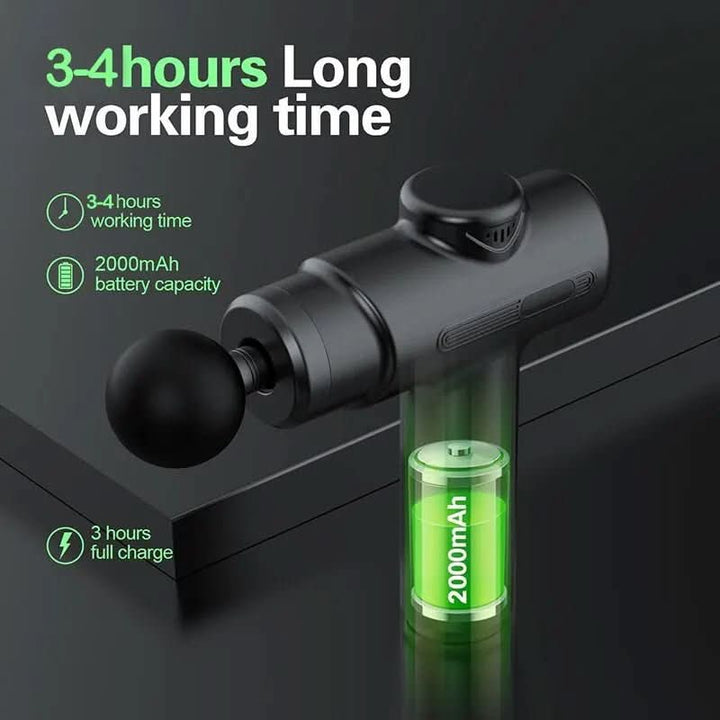 BowLift | Electric Massage Gun with 8 Attachments for Versatile Muscle Application