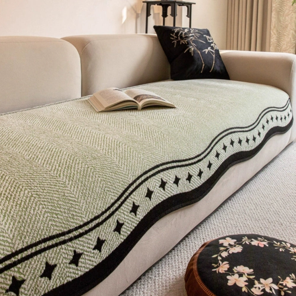 BowLift | Modern Wave Anti-Slip Sofa Cover