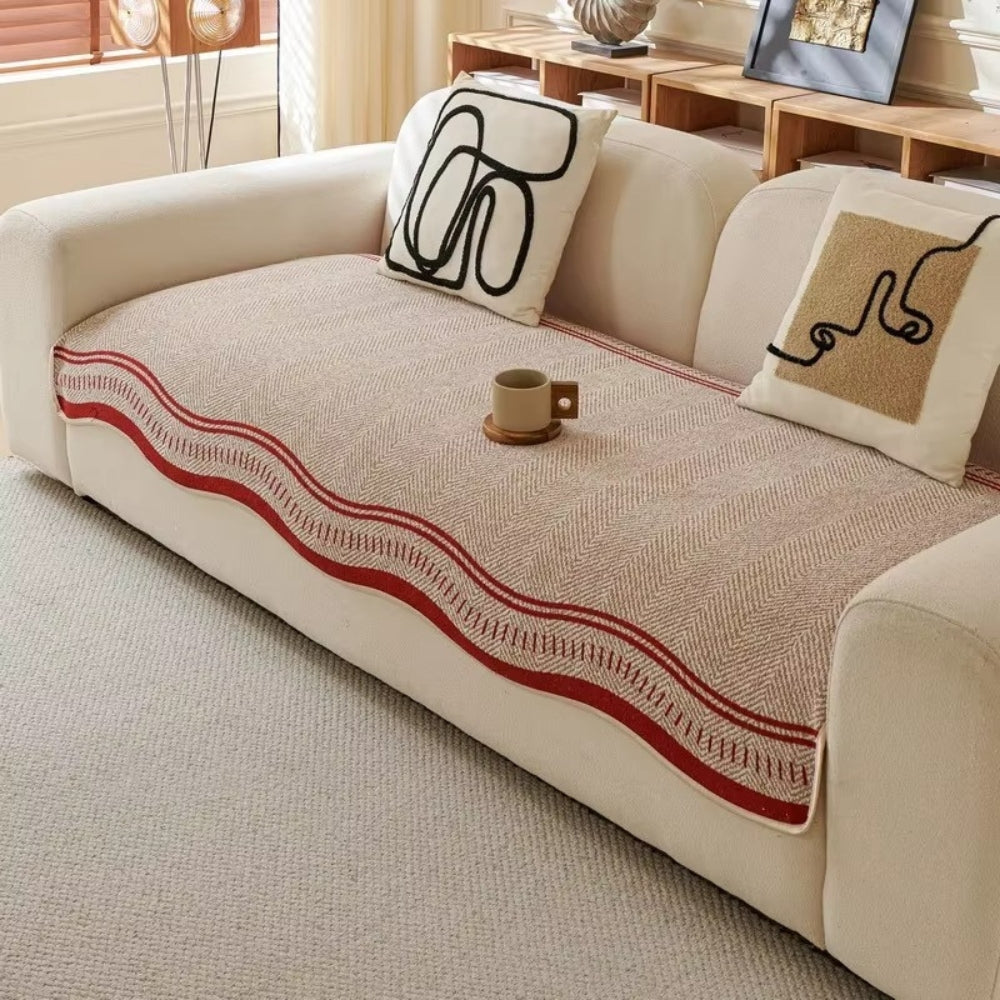 BowLift | Modern Wave Anti-Slip Sofa Cover
