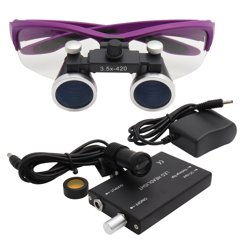 BowLift | Dental Loupes Magnifier with & LED Headlight for Precision Work