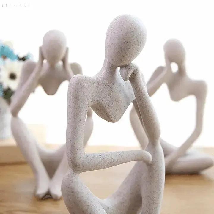 BowLift | ThinkForm - Abstract Thinker Sculpture