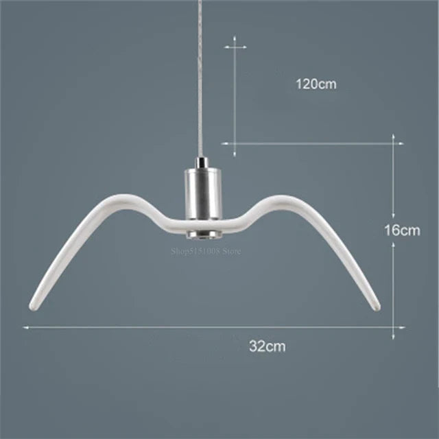 Modern Designer Bird Light – Creative Pendant Light for Living Room or Dining Room | Bowlift