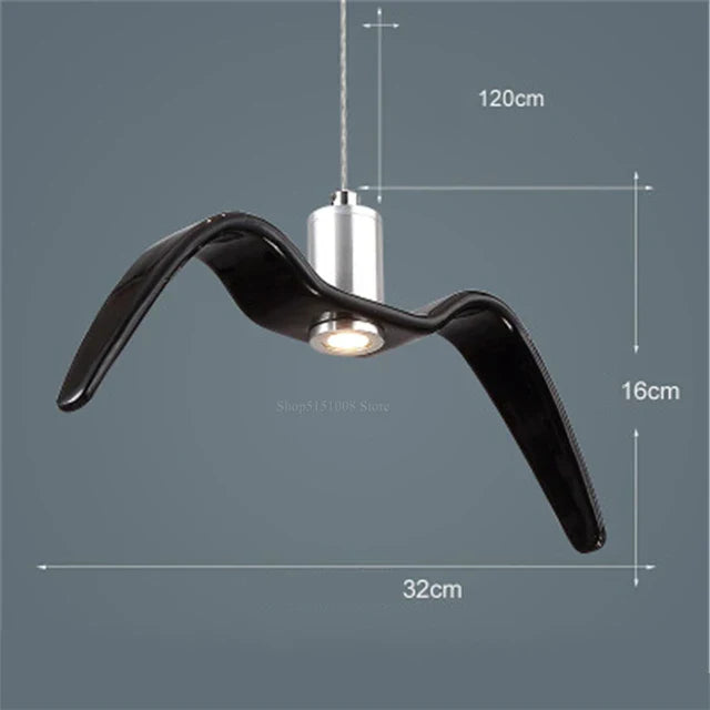 Modern Designer Bird Light – Creative Pendant Light for Living Room or Dining Room | Bowlift