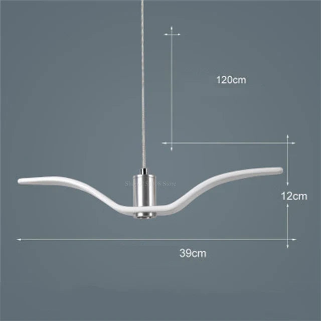 Modern Designer Bird Light – Creative Pendant Light for Living Room or Dining Room | Bowlift