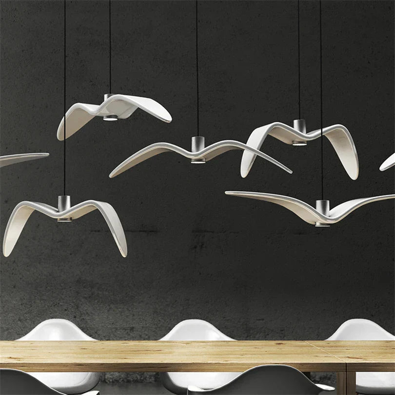 Modern Designer Bird Light – Creative Pendant Light for Living Room or Dining Room | Bowlift