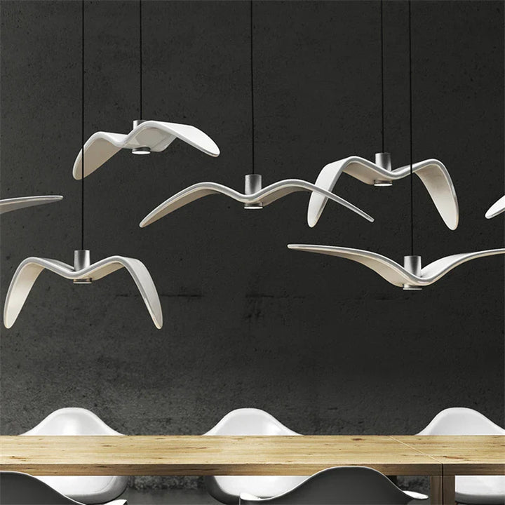 Modern Designer Bird Light – Creative Pendant Light for Living Room or Dining Room | Bowlift