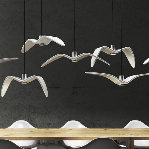Modern Designer Bird Light – Creative Pendant Light for Living Room or Dining Room | Bowlift