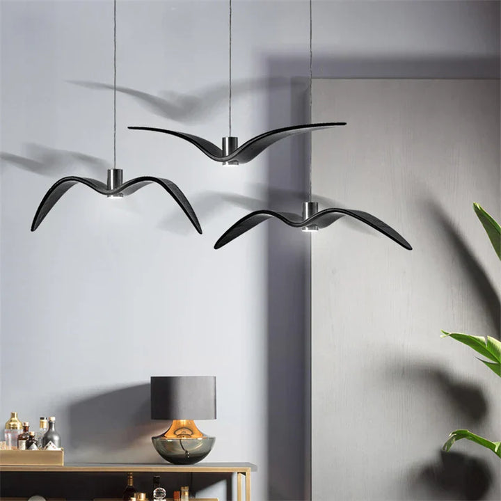 Modern Designer Bird Light – Creative Pendant Light for Living Room or Dining Room | Bowlift