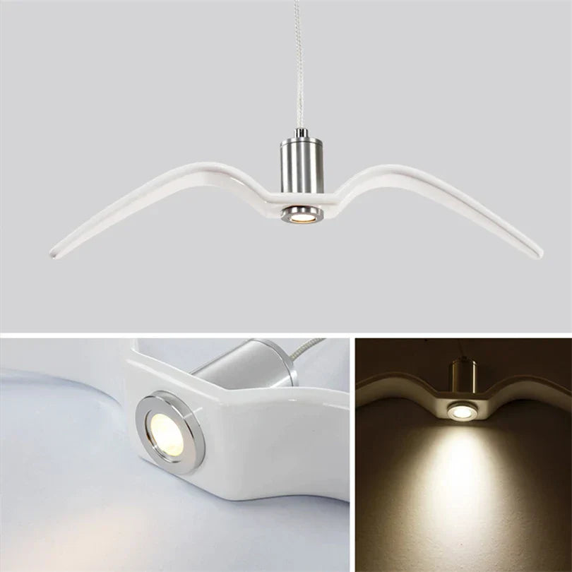 Modern Designer Bird Light – Creative Pendant Light for Living Room or Dining Room | Bowlift