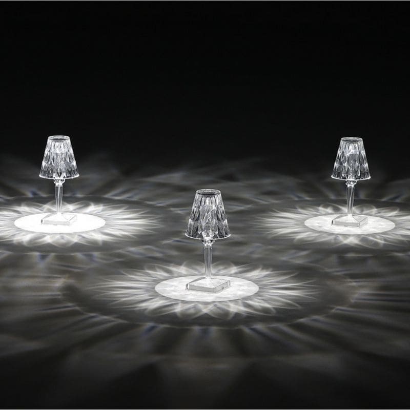 Elegant Crystal Table Lamp for Living Room Bowlift