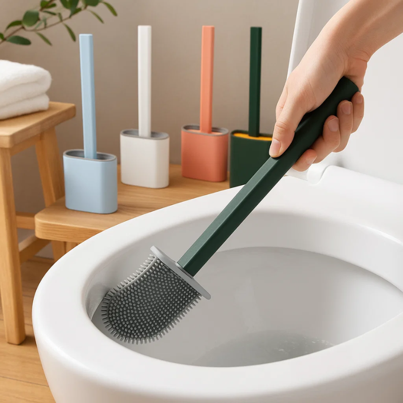 BowLift | Silicone Toilet Brush | Flexible, Long-Lasting Bristles for Advanced Bathroom Hygiene