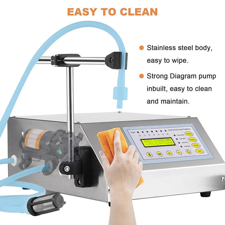 BowLift | 300 bottles/h 110V Digital Liquid Filling Machine 2-3500ml Automatic Bottle Liquid Filler Digital Control Pump Filler