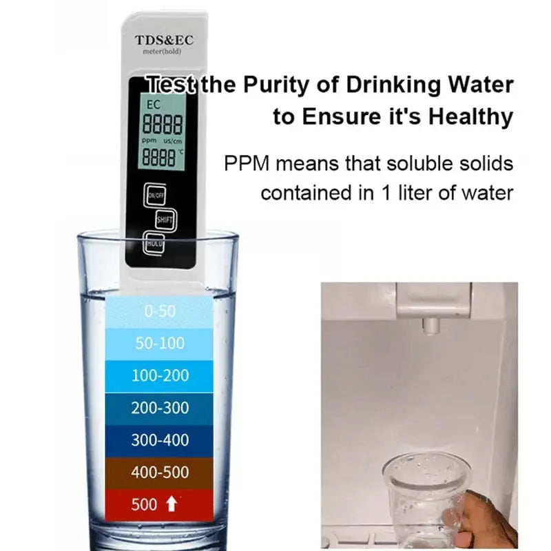 BowLift | Digital 3-in-1 Water Quality Tester