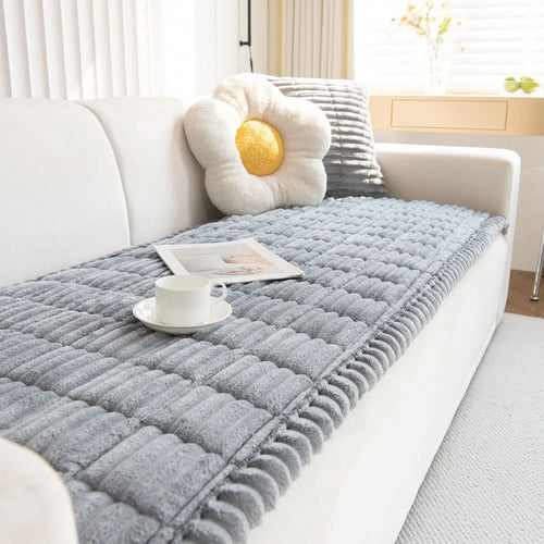 BowLift | WarmHaven - Premium-Jacquard-Sofa cover for all-year comfort