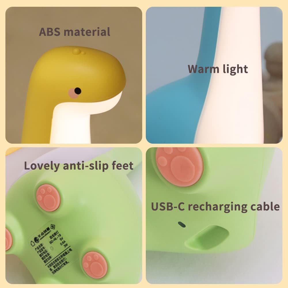 BowLift | DinoSnug – Soft Glow Dinosaur Night Light for Kids