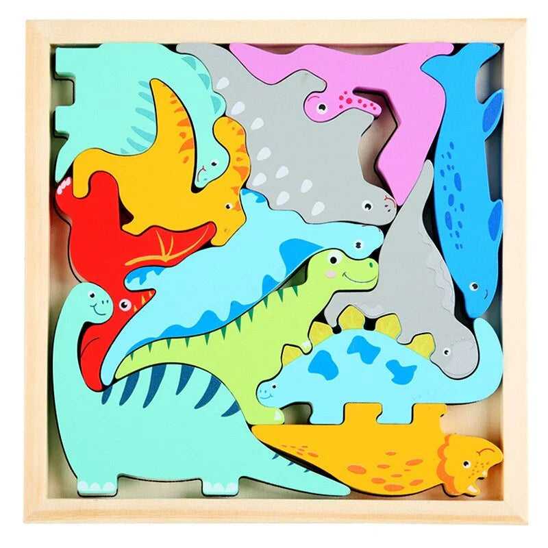 BowLift | WoodlandPuzzle - How Do the Shapes Fit Into the Frame? - Shape Puzzle