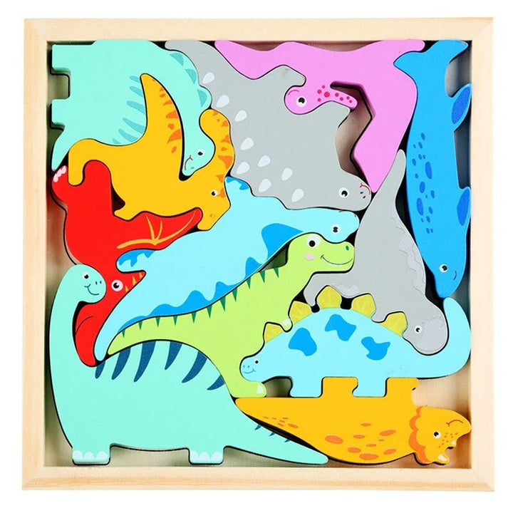 BowLift | WoodlandPuzzle - How Do the Shapes Fit Into the Frame? - Shape Puzzle