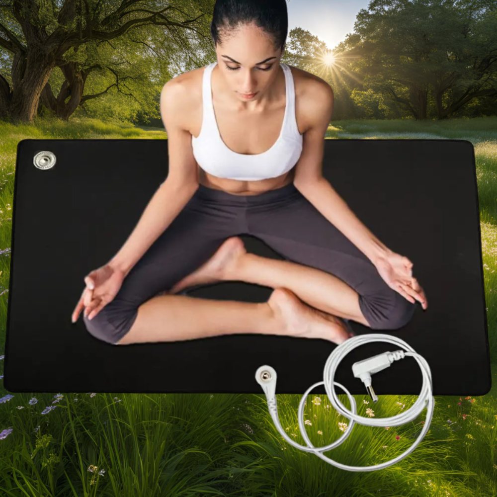 BowLift | Grounding Pad Earthing Mat - UK Plug for Sleep Aid with Silver Thread Technology