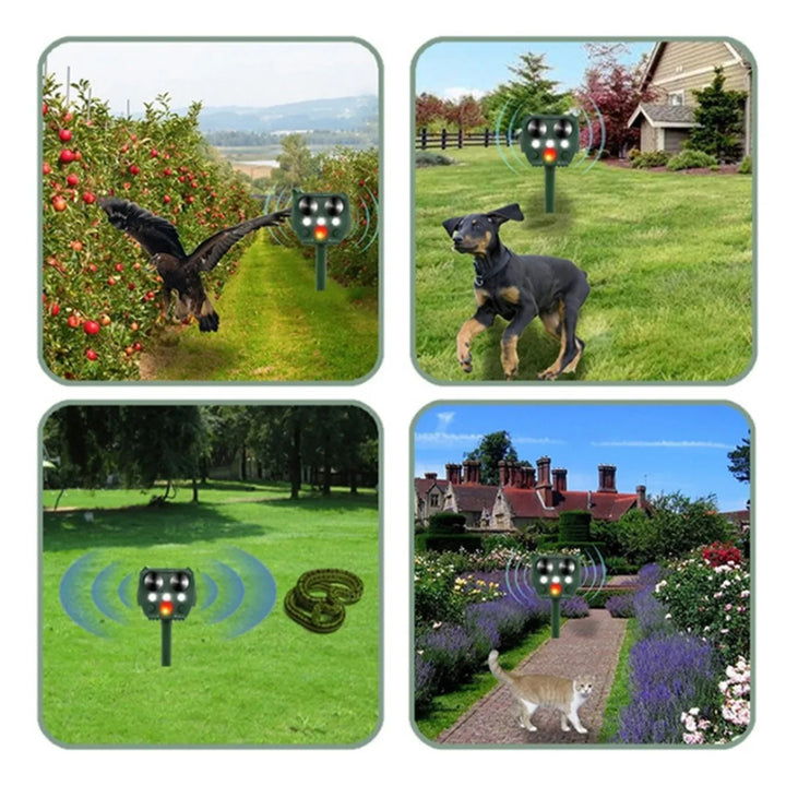 BowLift | Ultrasonic Cat Repellent Ultrasound and Noise Sonar Repellent Deterrent for Cat, Fox, Rat, Squirrel and Dog