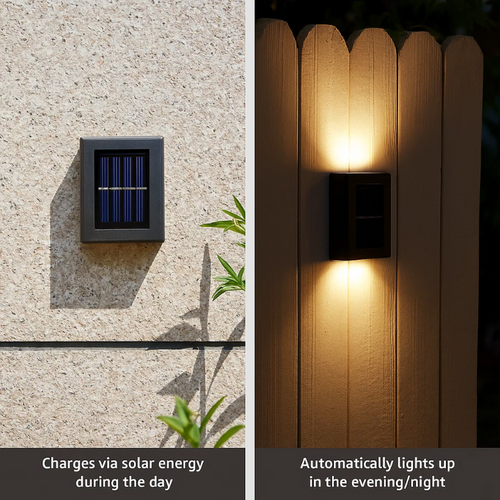 BowLift | Solar-Powered LED Wall Lights | Weatherproof, Automatic Operation & Ideal for Garden and Driveway Illumination