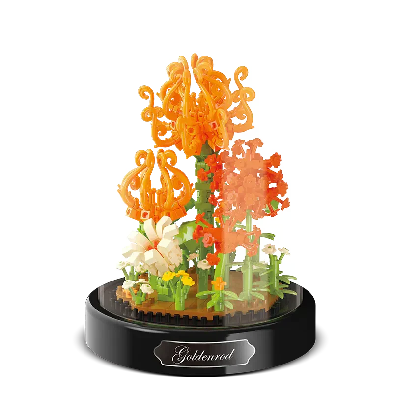 BowLift | BloomBrick DIY Micro Flower Building Blocks | Mini Brick Puzzle | Home Decoration & Gift Idea for Kids