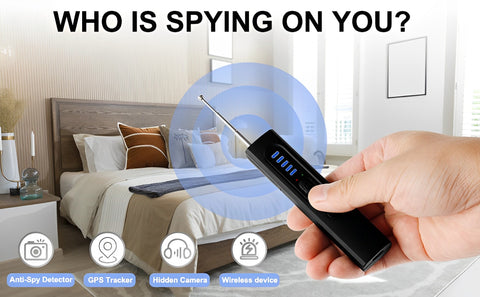 BowLift | Hidden Camera Detector with RF and GPS Tracking - Military Grade Surveillance Device for Privacy Protection